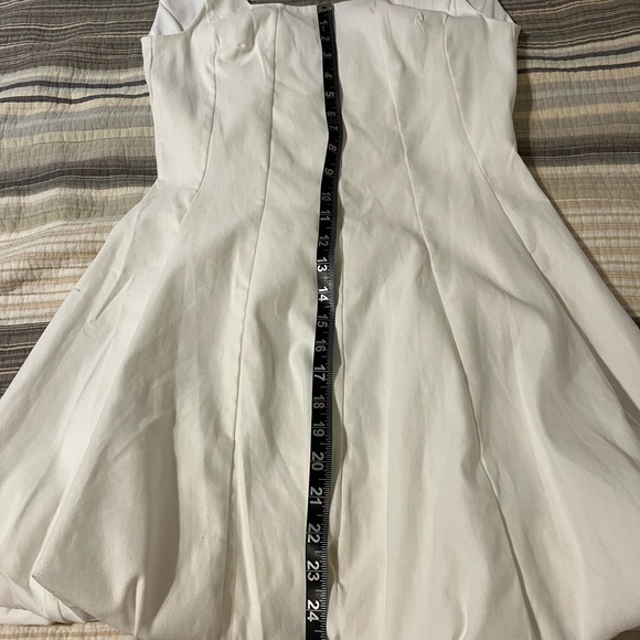 Fashion Nova White Jaden Bubble Mini Dress. Small. - Picture 9 of 14